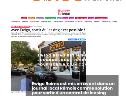 Ewigo Reims est mis en avant dans un journal local Rémois comme solution pour sortir d’un contrat de leasing